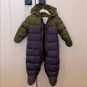 Old Navy baby boy zippered snowsuit